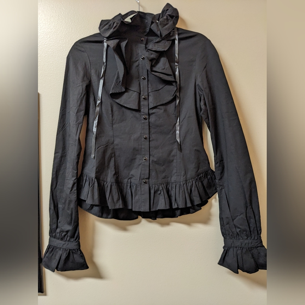 Killstar Delia Ruffle Shirt